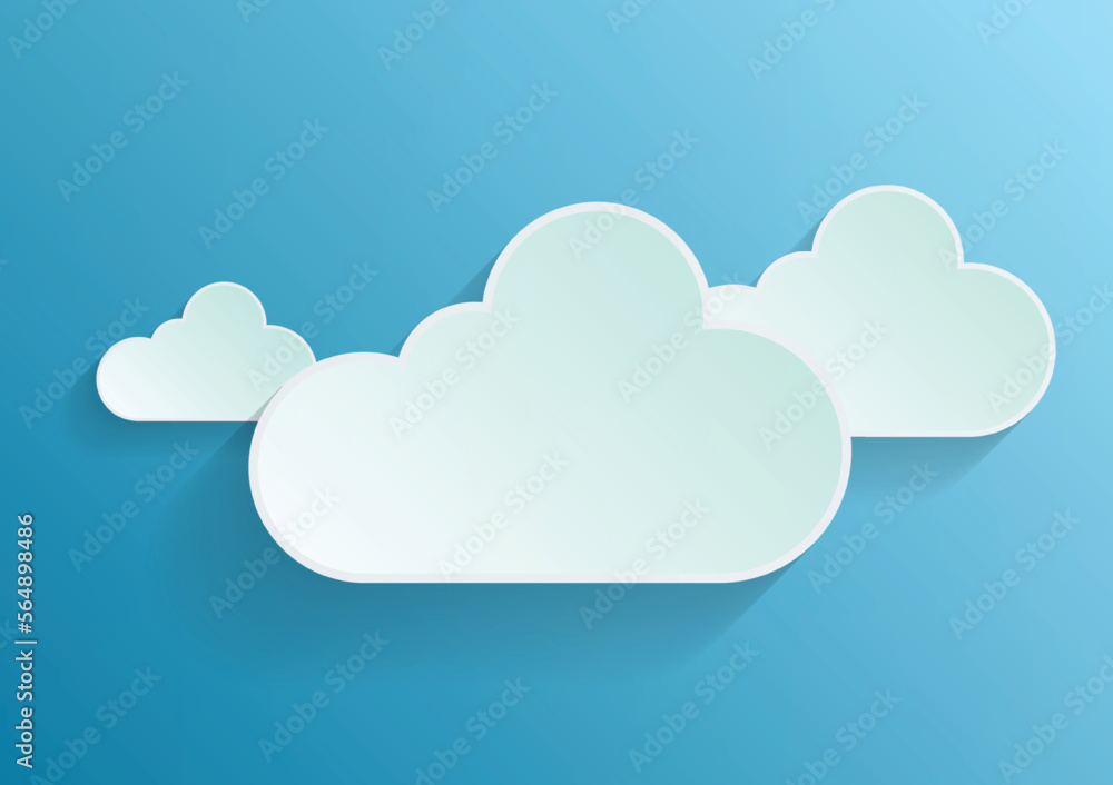 Illustration of cloud on blue background. Eps 10 vector file. Illustration of cloud on blue background. Eps 10 vector file.