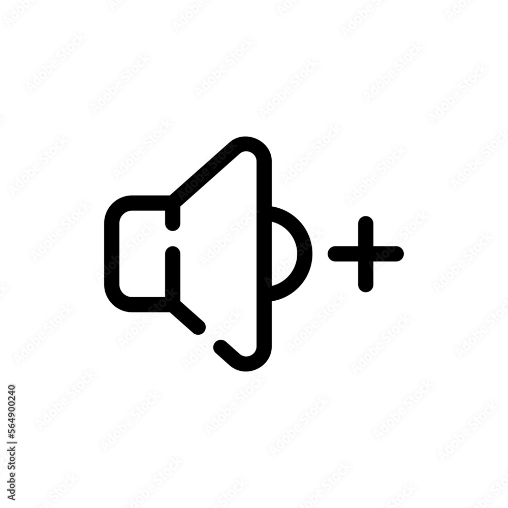 increase volume line icon increase volume line icon