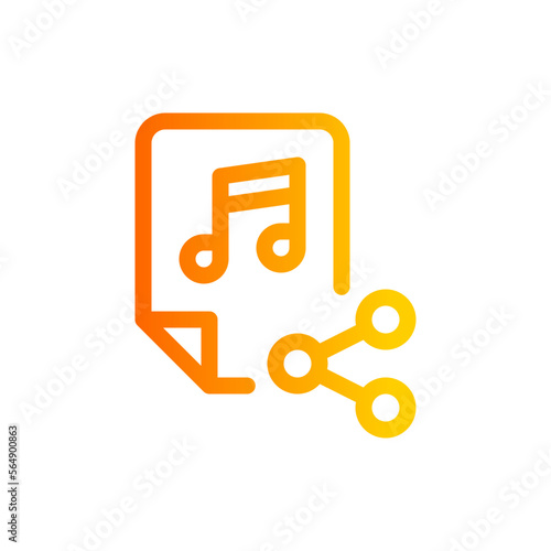 share gradient icon