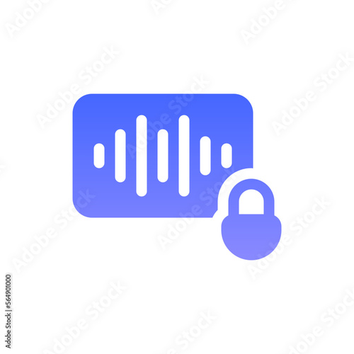 block flat gradient icon