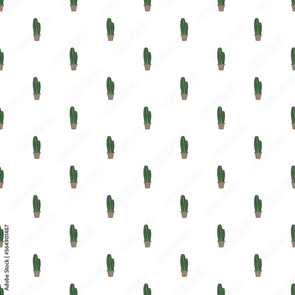 cactus pattern seamless