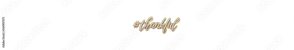 thankful word gold typography banner with transparent background thankful word gold typography banner with transparent background