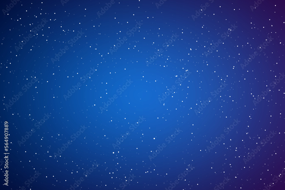 Space background with constellations and galaxy lights.