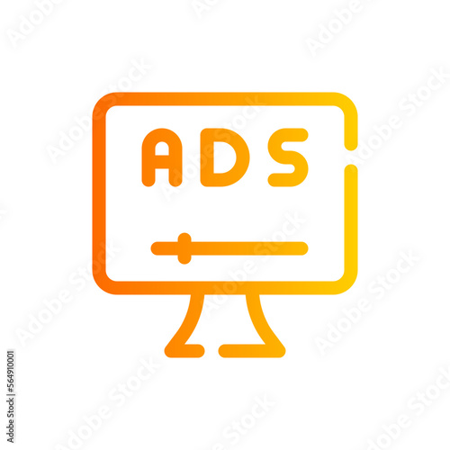 ads gradient icon