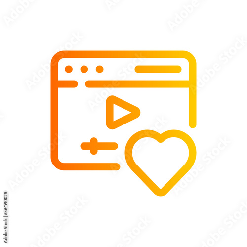 favourite gradient icon