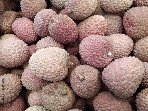close up of lychee
