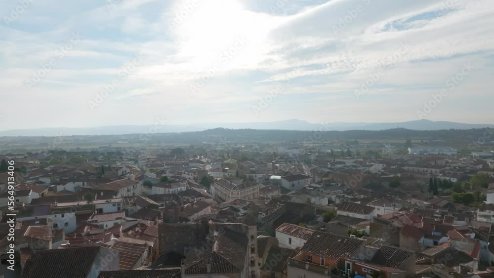 Aerial view of the historic village of Trujillo, Extremadura, Spain. Aerial view of the historic village of Trujillo, Extremadura, Spain.