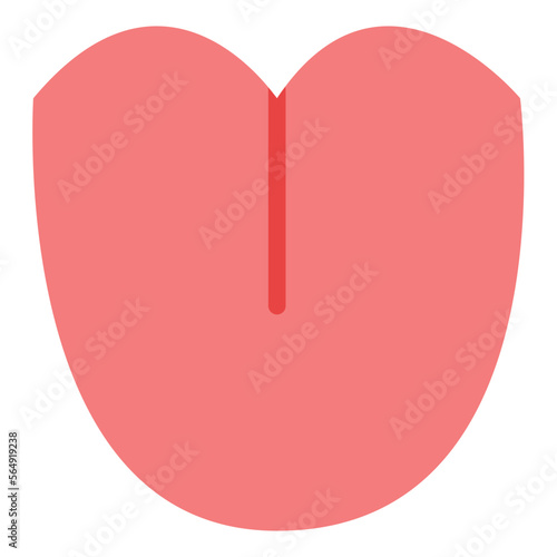tongue flat icon