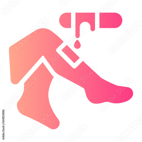 waxing gradient icon
