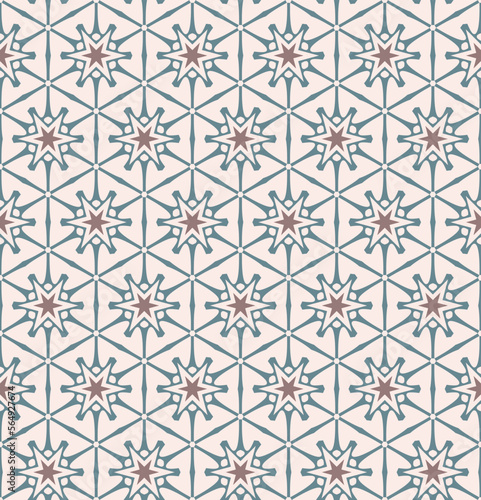 Abstract tileable geometric pattern. A seamless background, vintage texture.  © gsshot