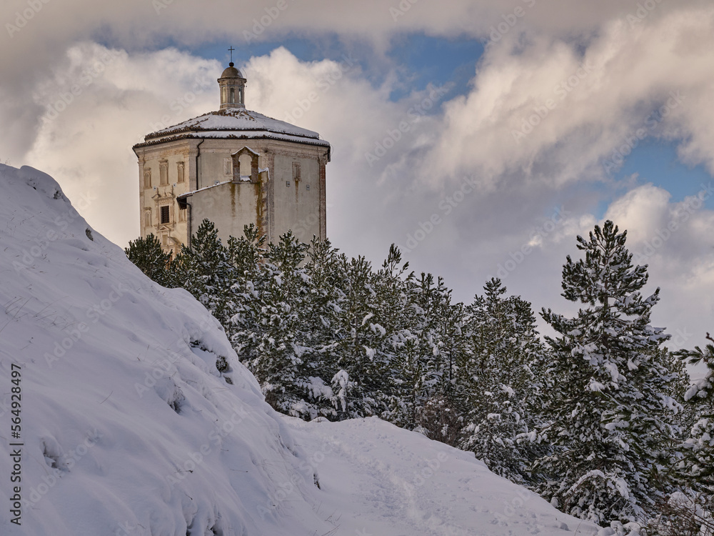 GRAN SASSO: Inverno e neve al Castello di Rocca Calascio -L'Aquila 