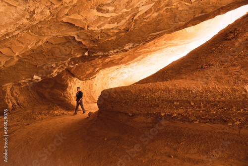 The devil's throat in Atacama photo