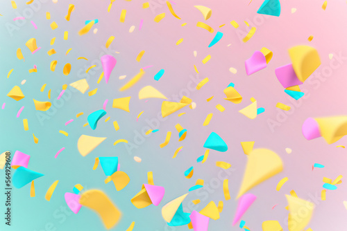 confetti background with confetti