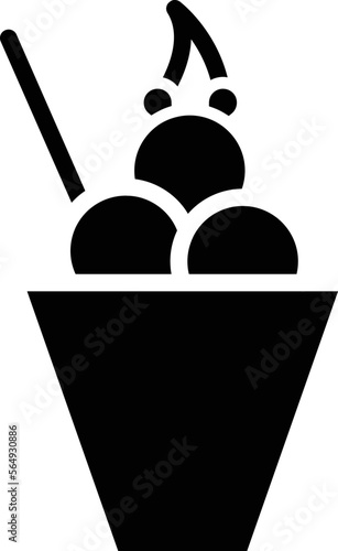 ice cup Vector Icon
