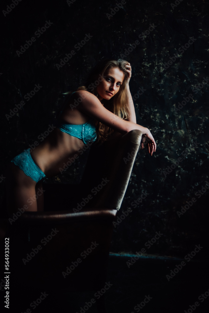 Fototapeta premium woman in the night