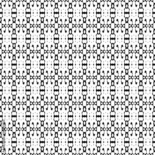 abstract black and white background steel pipes circel line round seamless pattern chain wallpaper . 