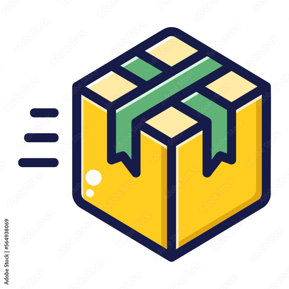 Icon online shop delivery box Illustration for web app etc Icon online shop delivery box Illustration for web app etc