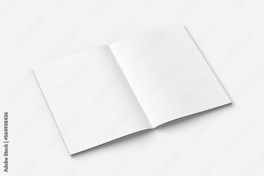 A4 Blank Paper Magazine Mockup A4 Blank Paper Magazine Mockup