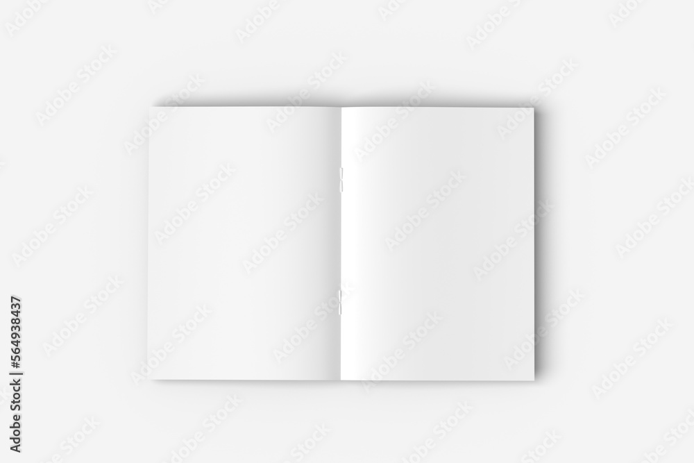 A4 Blank Paper Magazine Mockup A4 Blank Paper Magazine Mockup