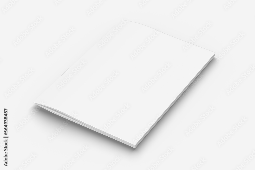 A4 Blank Paper Magazine Mockup A4 Blank Paper Magazine Mockup