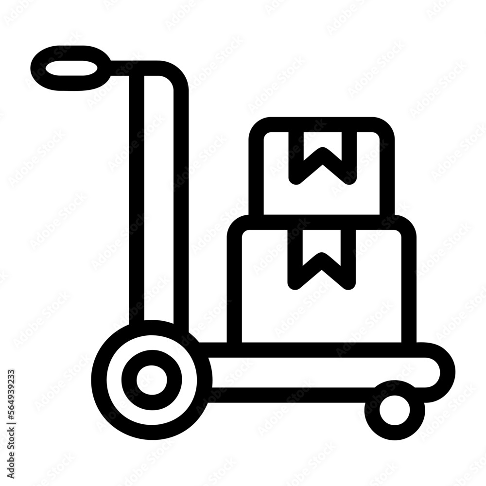 Icon online shop trolley Illustration for web app etc Icon online shop trolley Illustration for web app etc