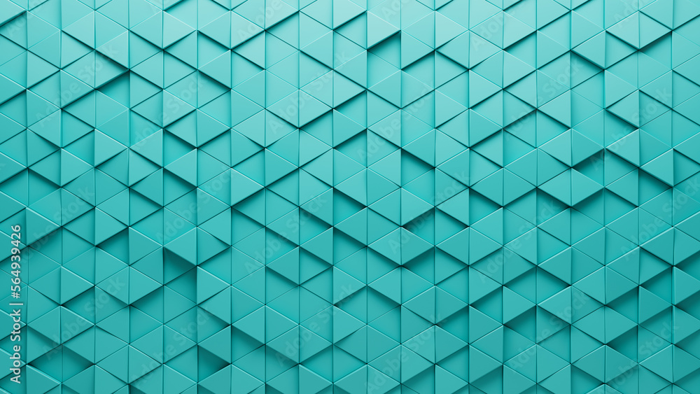 Polished, Semigloss Wall background with tiles. 3D, tile Wallpaper with