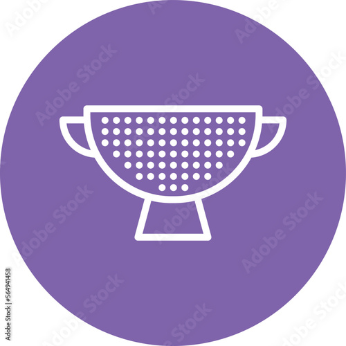 Strainer Vector Icon

