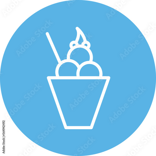 ice cup Vector Icon
