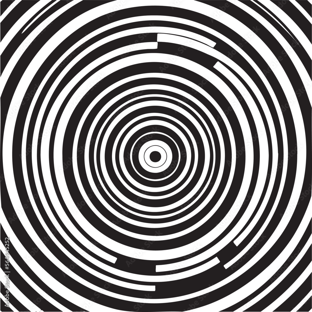 Abstract black and white circles background Abstract black and white circles background