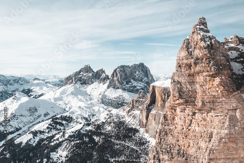 Dolomites mountain landscape