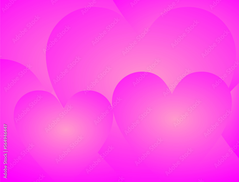 background with gradient love pattern