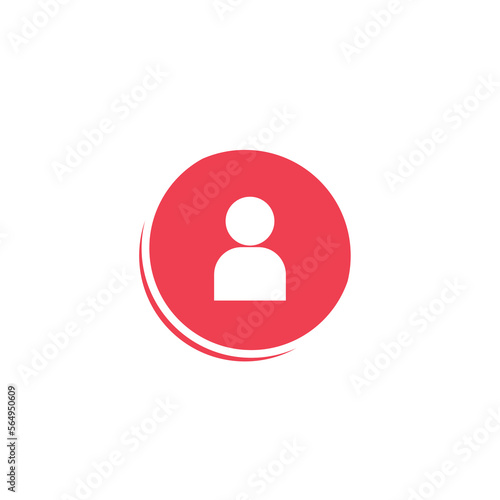 User follow icon vector illustration