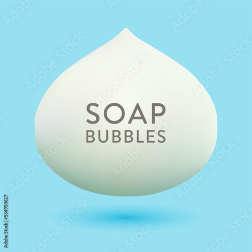 白い石鹸の泡 photo