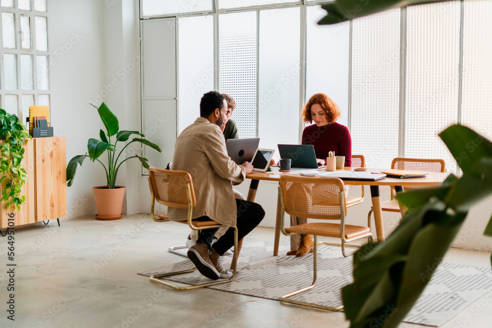 Businesspeople Working Together Businesspeople Working Together