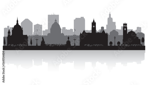 Saint Paul Minnesota city skyline silhouette