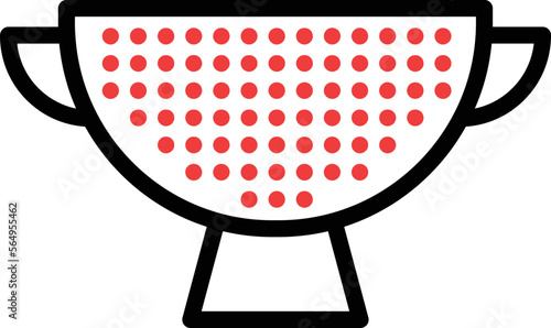Strainer Vector Icon
