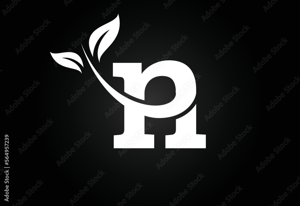 Initial letter N and leaf logo. Eco-friendly logo concept. Modern vector logo for ecological business and company identity Initial letter N and leaf logo. Eco-friendly logo concept. Modern vector logo for ecological business and company identity