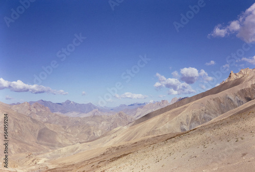 Vast Pastel Mountain Landscape Afghanistan photo