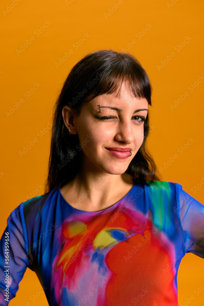 Funny female model Stock Photo Adobe Stock