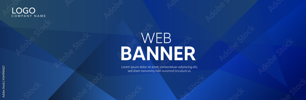 background with text, Blue banner background with text, Blue banner