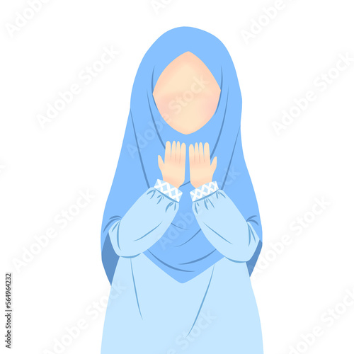 Woman Praying Clipart 