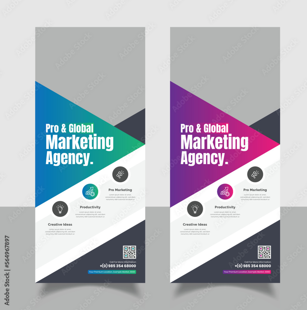 Corporate Business Rollup Banner Template Design Corporate Business Rollup Banner Template Design
