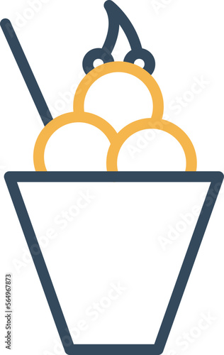 ice cup Vector Icon
