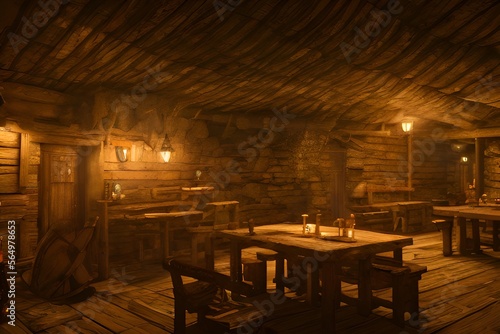Old tavern interior series