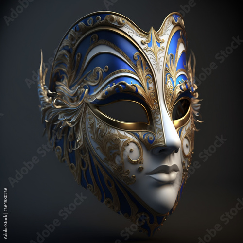 Venetian Carnival Mask - Generative AI © MaskGuy