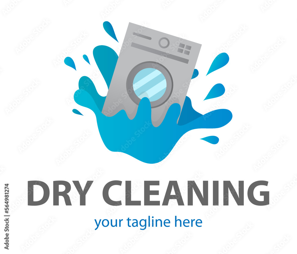 Vector Dry cleaning creative sign or logo. Laundry room emblem. Wash clothes icon. Vector Dry cleaning creative sign or logo. Laundry room emblem. Wash clothes icon.