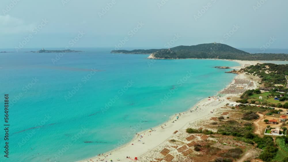 Aerial view of Villasimius beach in Sardina, Italy.
Mediterranean view of tranquil turquoise seascape. Aerial view of Villasimius beach in Sardina, Italy.
Mediterranean view of tranquil turquoise seascape.