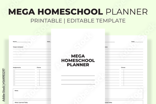 Mega Homeschool Planner