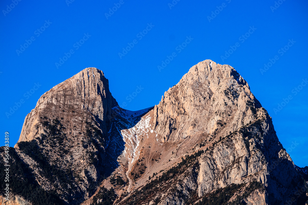 Montaña Pedraforca, parque natural del Cadi-Moixero. Bergueda. Catalunya, España