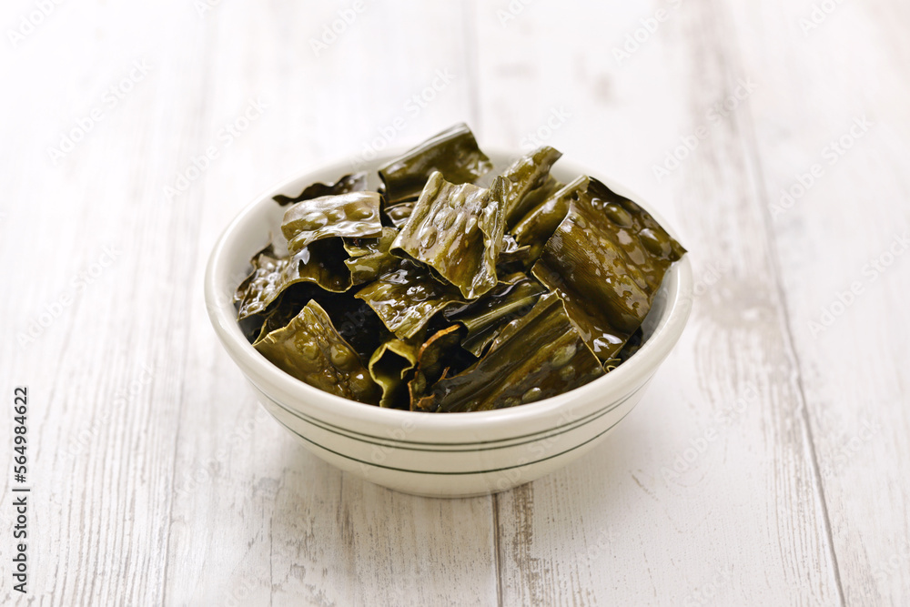 kelp chips ( deep fried kombu ), healthy Japanese snack kelp chips ( deep fried kombu ), healthy Japanese snack